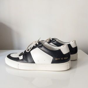 COMMON PROJECTS BBALL LOW DUO TONE - WHITE/BLACK